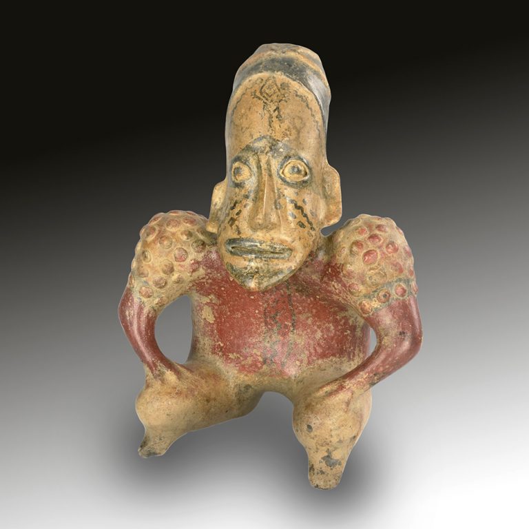 A squatting Jalisco figure