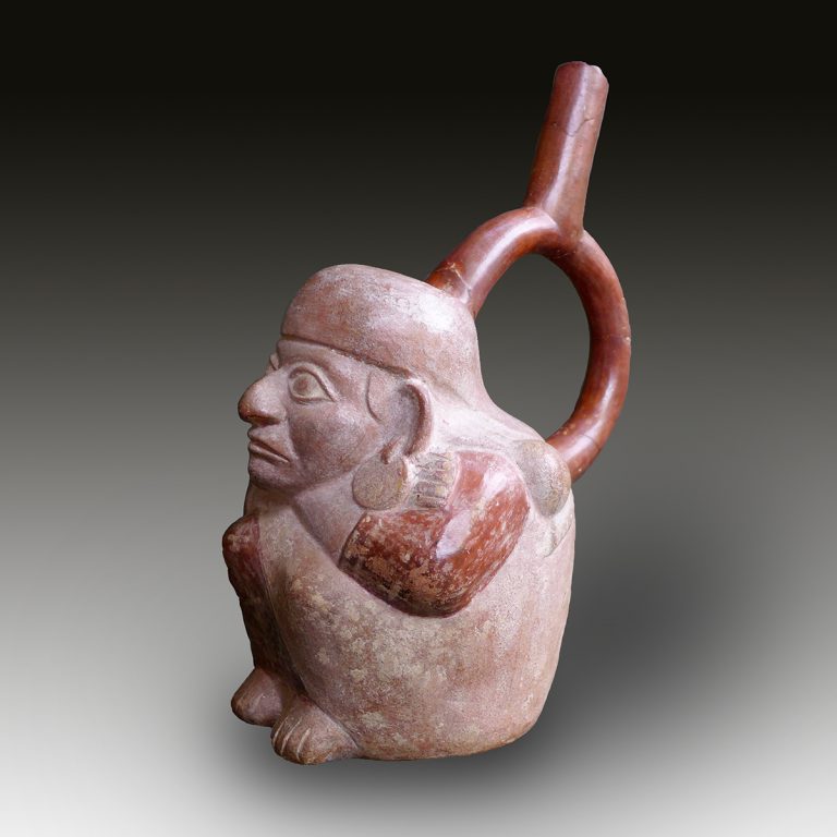 A Moche figural vessel