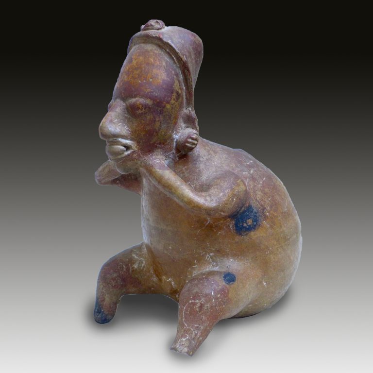 A Colima male figure