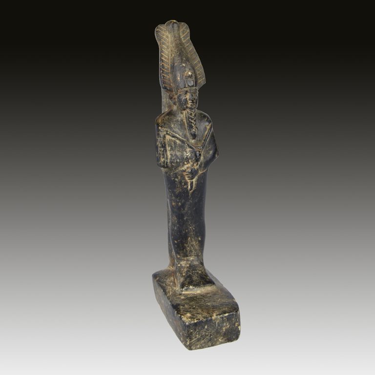 A steatite figure of Osiris