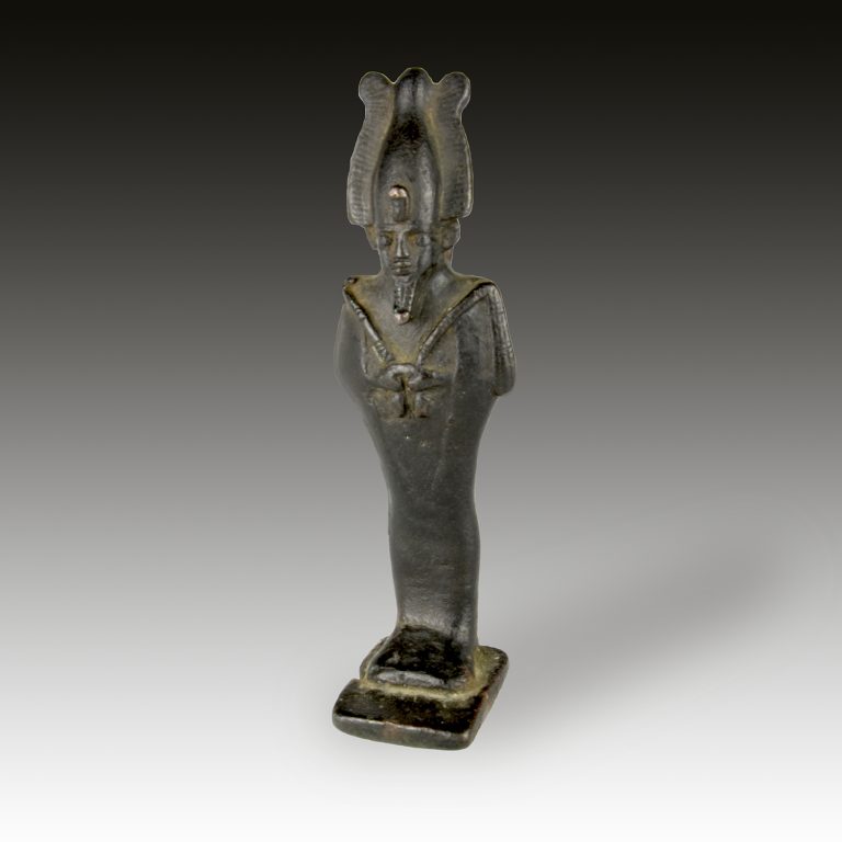 A bronze pendant of Osiris