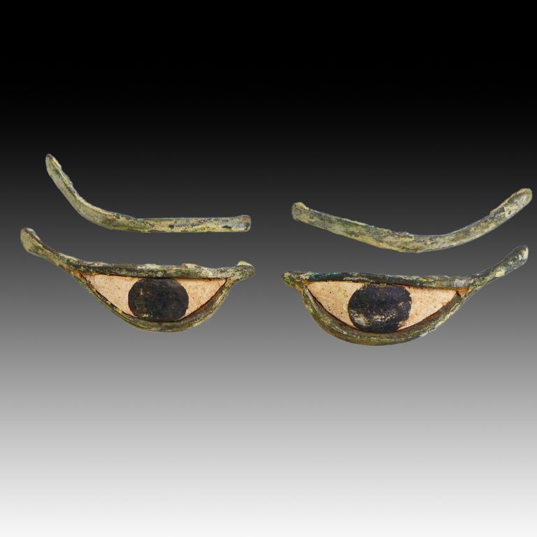 Egyptian sarcophagus eyes