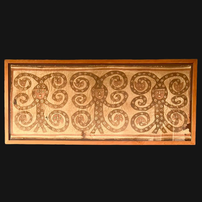 A large Chancay textile